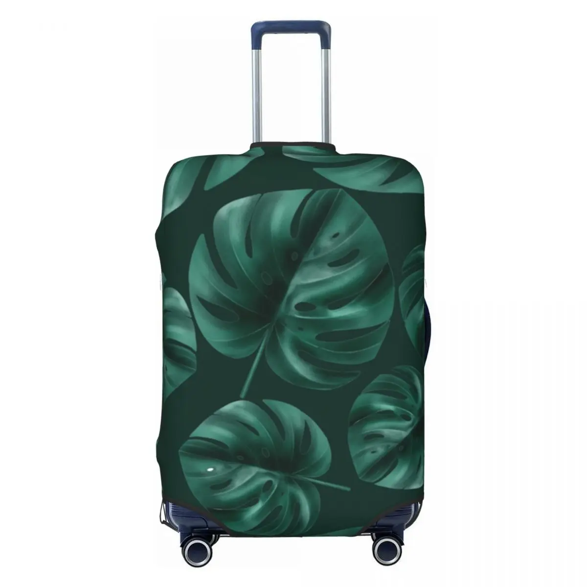 Tropical Leaf 3d Print Suitcase Cover Jungle Botanical Nature Vacation Elastic Cruise Trip Protector Luggage Case Flight