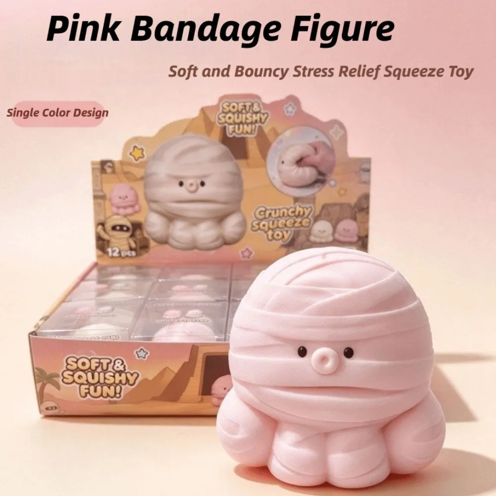 Soft and Moist Mummy Squeezable Toy Pressable Super Soft Mummy Squishy Toy Hidden Slow-Rebound Slow-Rebound Toy For Girls