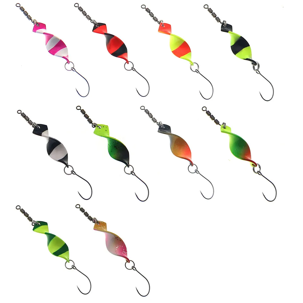 Metal jig Trout Fishing Spoon Lures Jigging Baits 2.8g 4g Artificial Spinner Hard Trout  Baits