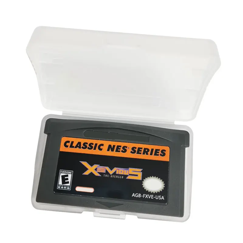 Xevious-Cartouche de jeu vidéo 32 bits, carte mémoire pour GB NDS NDSL, coque gris foncé Xevious-Cartouche de jeu vidéo 32 bits, carte mémoire pour GB NDS NDSL, coque gris foncé
