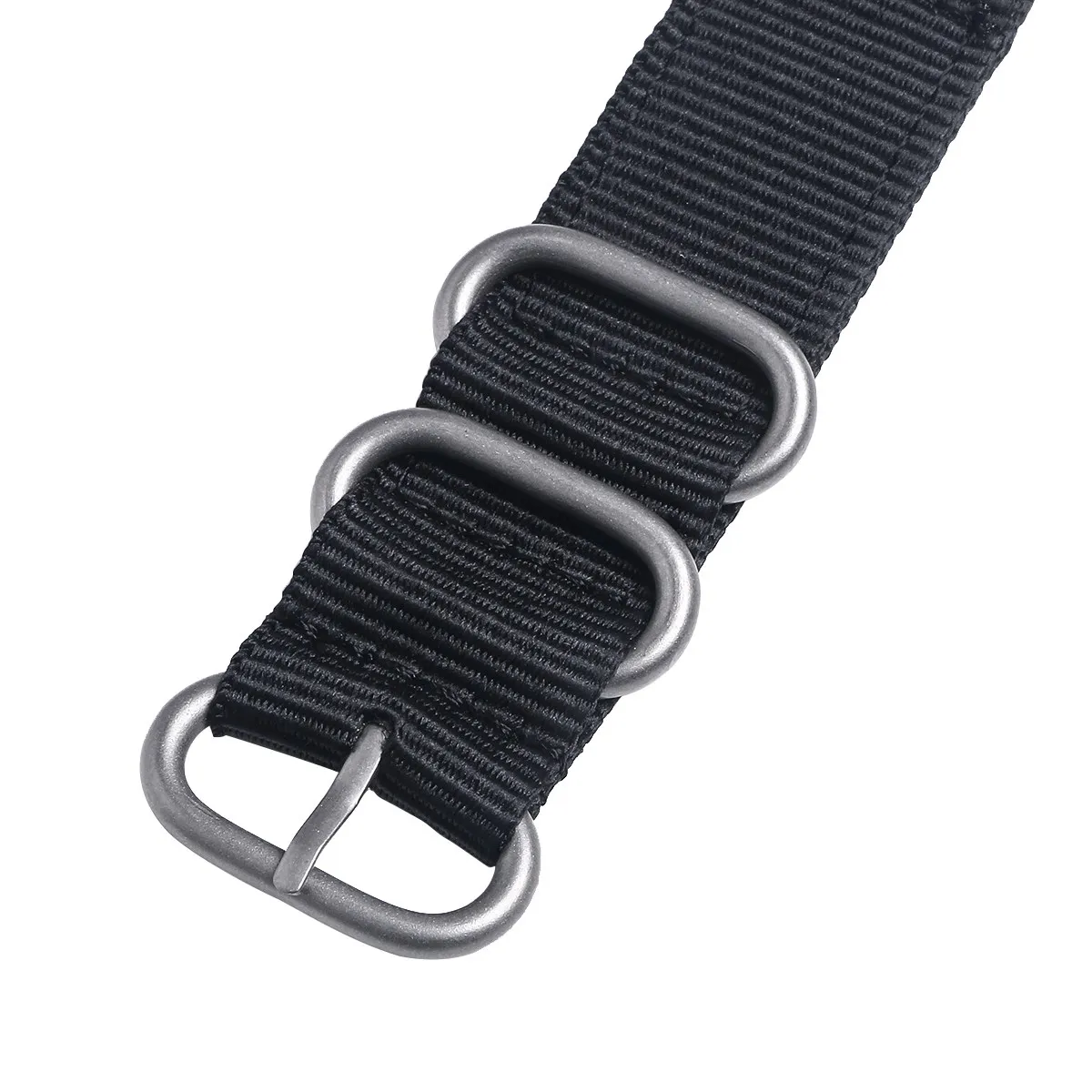 20Mm Nylon Watch Strap Mechanically Braided Strong Endurance Sweat Resistant Watch Band for Sports Outdoor Activities