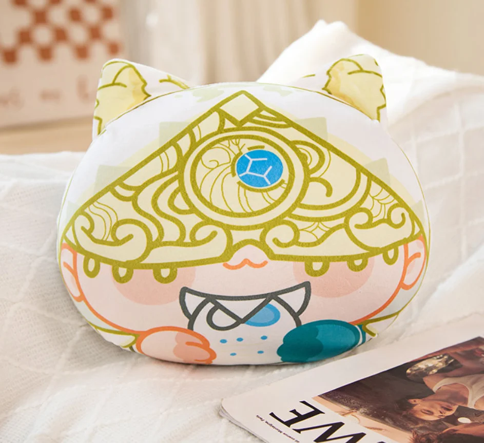 Game Anime Identity Ⅴ Eli Clark Stuffed Cute Characters Plush Doll Figure Room Decor Sofa Cushion Spherical pillow Toys