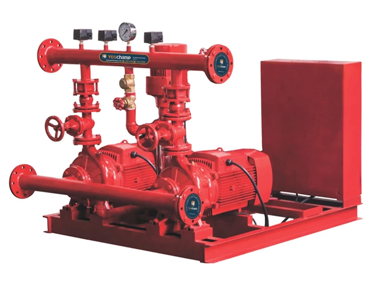 NFPA20 Standard High-Pressure 60Hz Multistage External Fire Fighting System Electric Jockey Pump Centrifugal Motor Power Supply