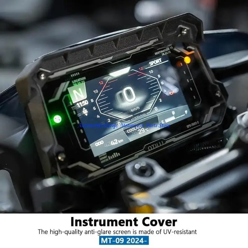 Lámina protectora para parabrisas motocicleta H7BD, superficies larga duración, protección pantalla motocicleta para
