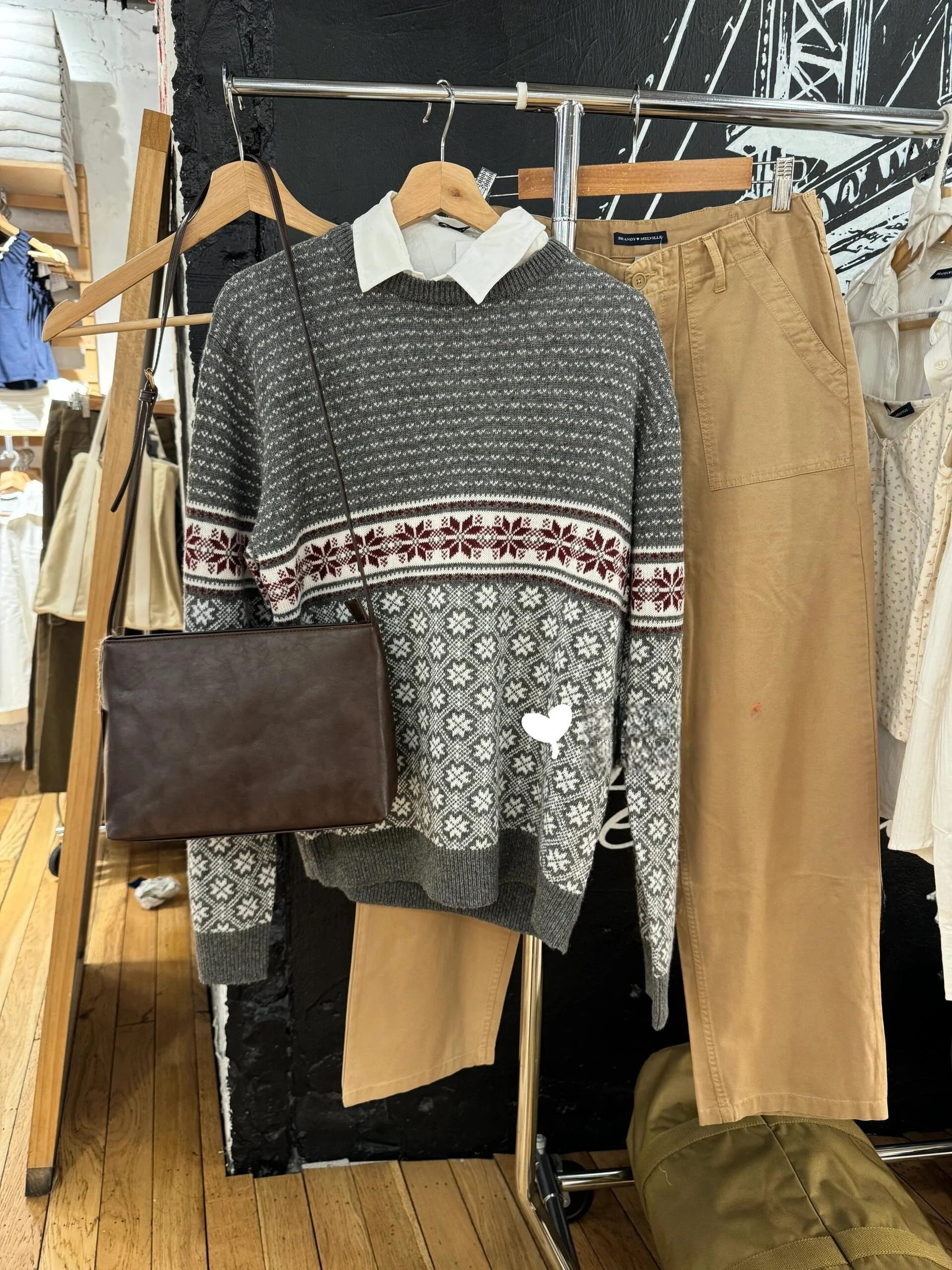 

Retro Knitted Long Sve Sweater Women's Loose Sle Street Faion Cotton Brandy Girl Bm2024 New Arrival Casual Top