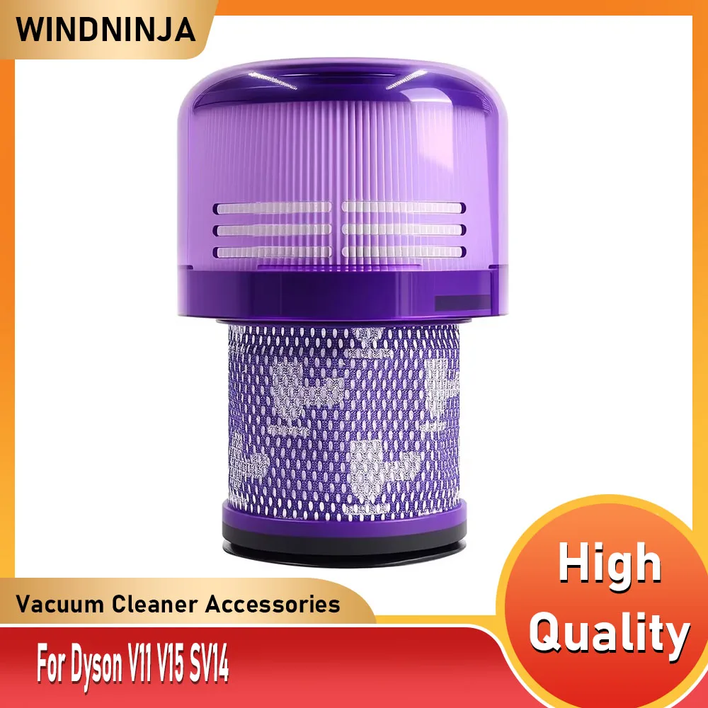 다이슨 V11 V15 SV14용 교체 필터 Absolute Animal Detect Extra Pro 토크 드라이브 진공 청소기 필터