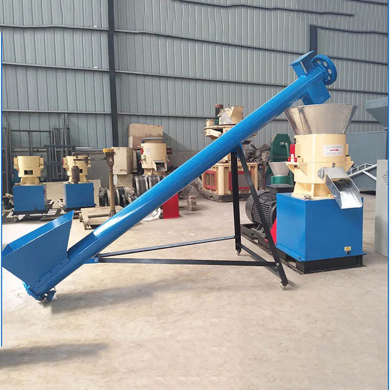 Mini 7.5 Kw 450 500 Kg Compressed Wood Burning Burner Compressor Chip Pelletizer Pellet Compactor Machine