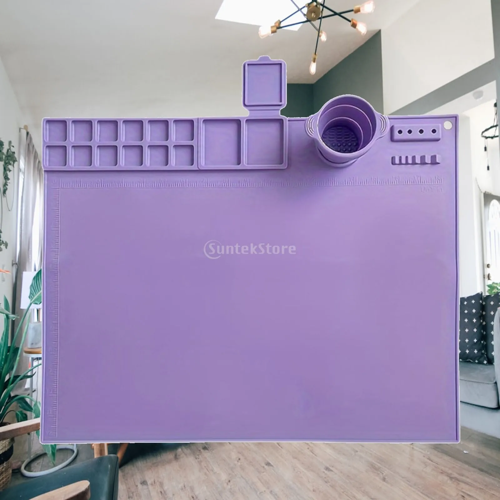 Silicone Painting Mat Not -stick Silicone Sheet Craft Mat Graffiti Mat for Art