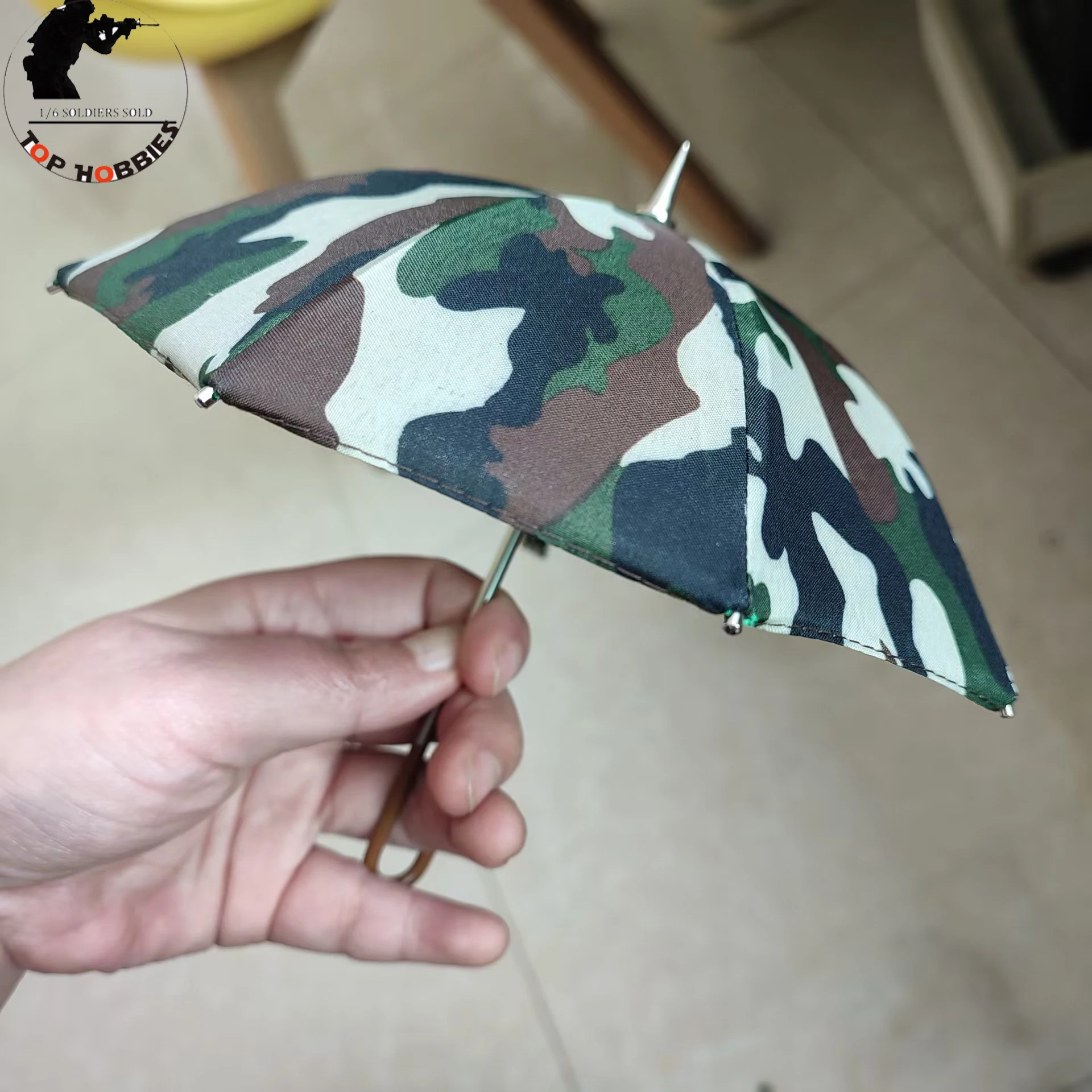 In Stock 1/6 Scale Action Figure Accessory Bumbershoot Umbrella Model Camouflage For 12 Inch Doll Toys Gift Dollhouse Parts