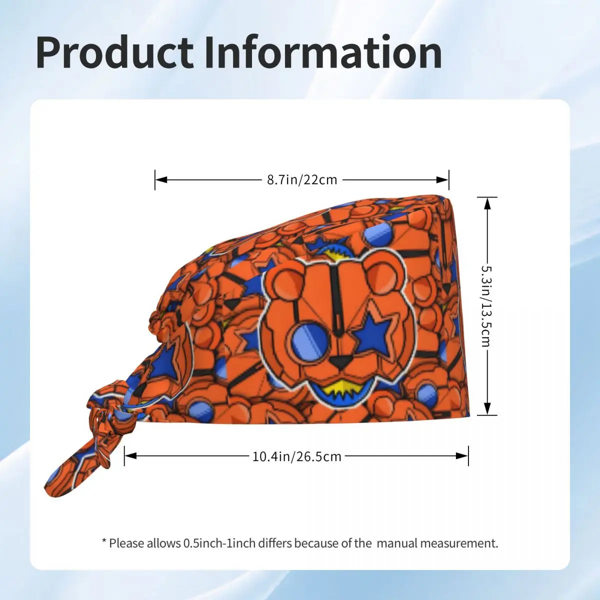 หมวกพยาบาลแบบระบายอากาศลายการ์ตูน K-Kamenes R-Rideres สำหรับงานผ่าตัด หมวกคลุมผมสำหรับงานเภสัชกรรม
