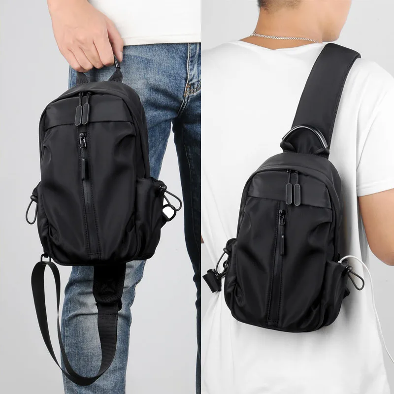 New Man\'s Laptop Bag Travel Backpack Chest Bag Business Casual Shoulder Messenger Leisure Computer Bag For Schoolbag Students