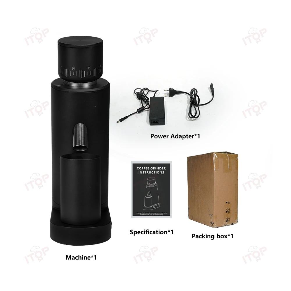 Portable Burr Coffee Grinder 63Mm Electric Espresso Machine Commercial Coffee Grinder