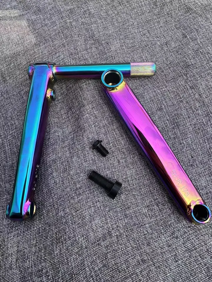BMXクランクセット,19mm,48スピンドル,175mm,850g,4130crmo bmx