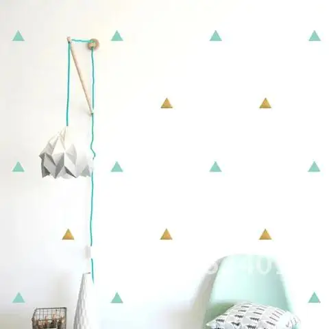 

Kids Room Triangles Wall Sticker Baby Room Wall Decal Stickers Nursery Boy Room Decorative Stickers Kids Bedroom Home Decor