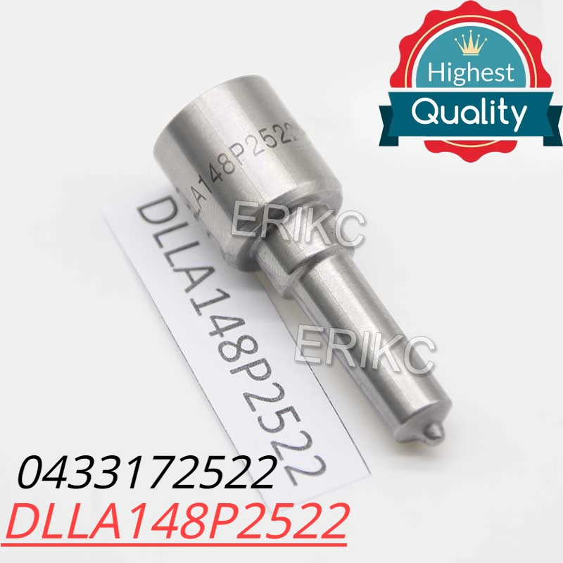 

DLLA 148 P 2522 Injector Atomizer 0433172522 DLLA148P2522 Diesel Engine Spare Parts Nozzle Assembly for Bosch YUCHAI 0445120419