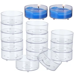 100Pcs Cups Plastic Holder Clear Cup For Temple Supplies Plastic Holder Cup 15ml Holder For Temple Supplies