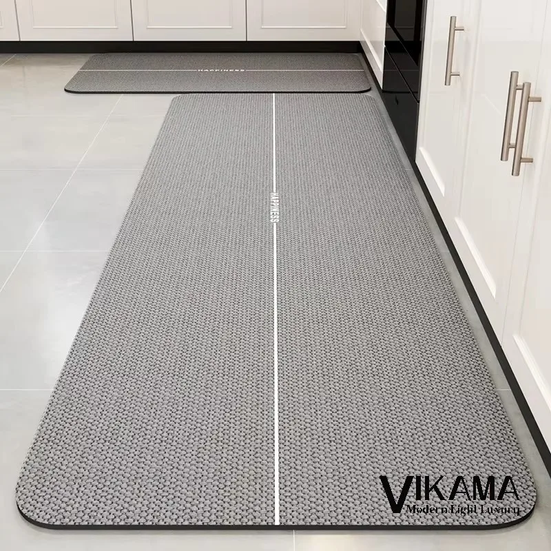 Vikama minimalista luxo tapete banheiro sala de estar quarto entrada decoração anti deslizamento absorção água cozinha tapete