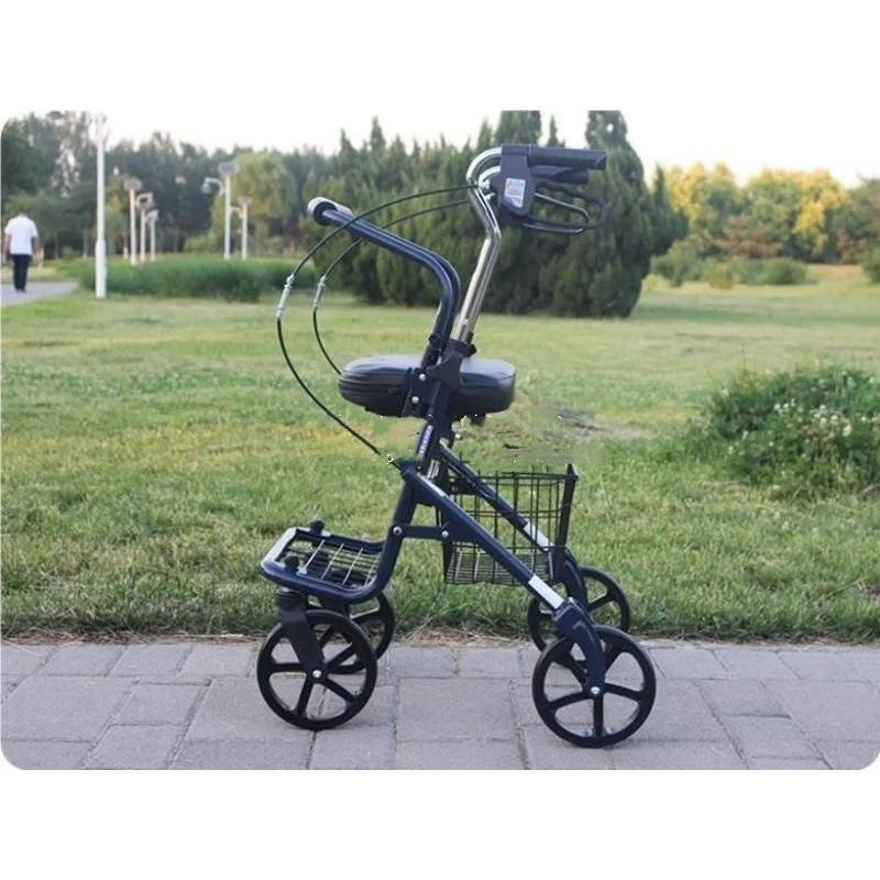 

Travel cart The elderly can sit and fold to help travel Portable transportation