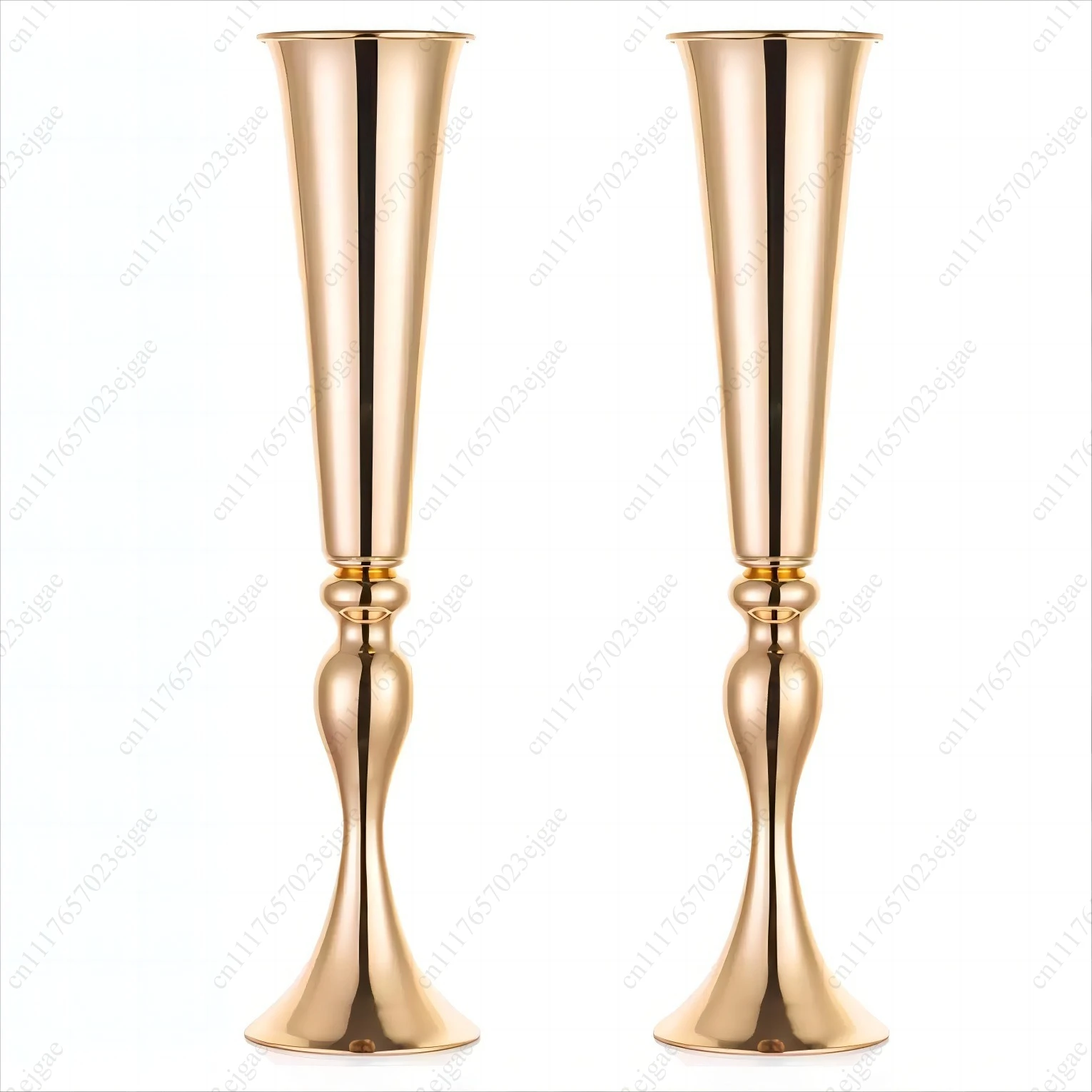 Wedding banquet table, flower table decorations, wedding decoration props, golden tabletop decorations