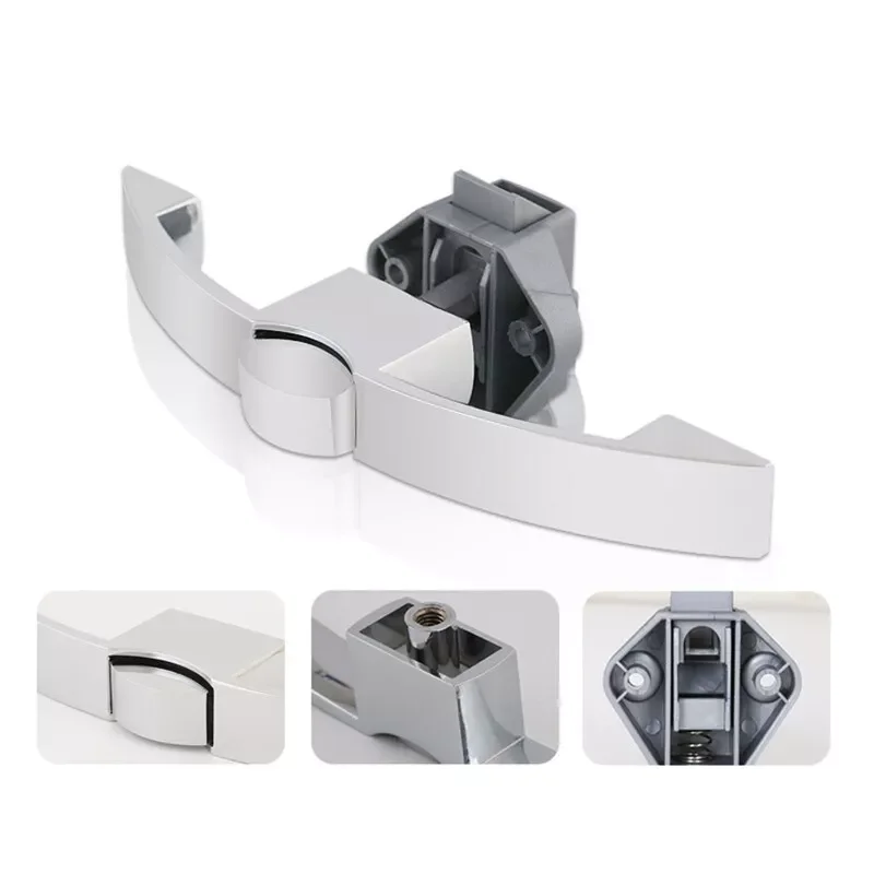 

1pcs RV Push Lock With Handle Door Cabinet Drawer Latch Button Lock For Swift Sterling Caravan Motorhome RV Accessories