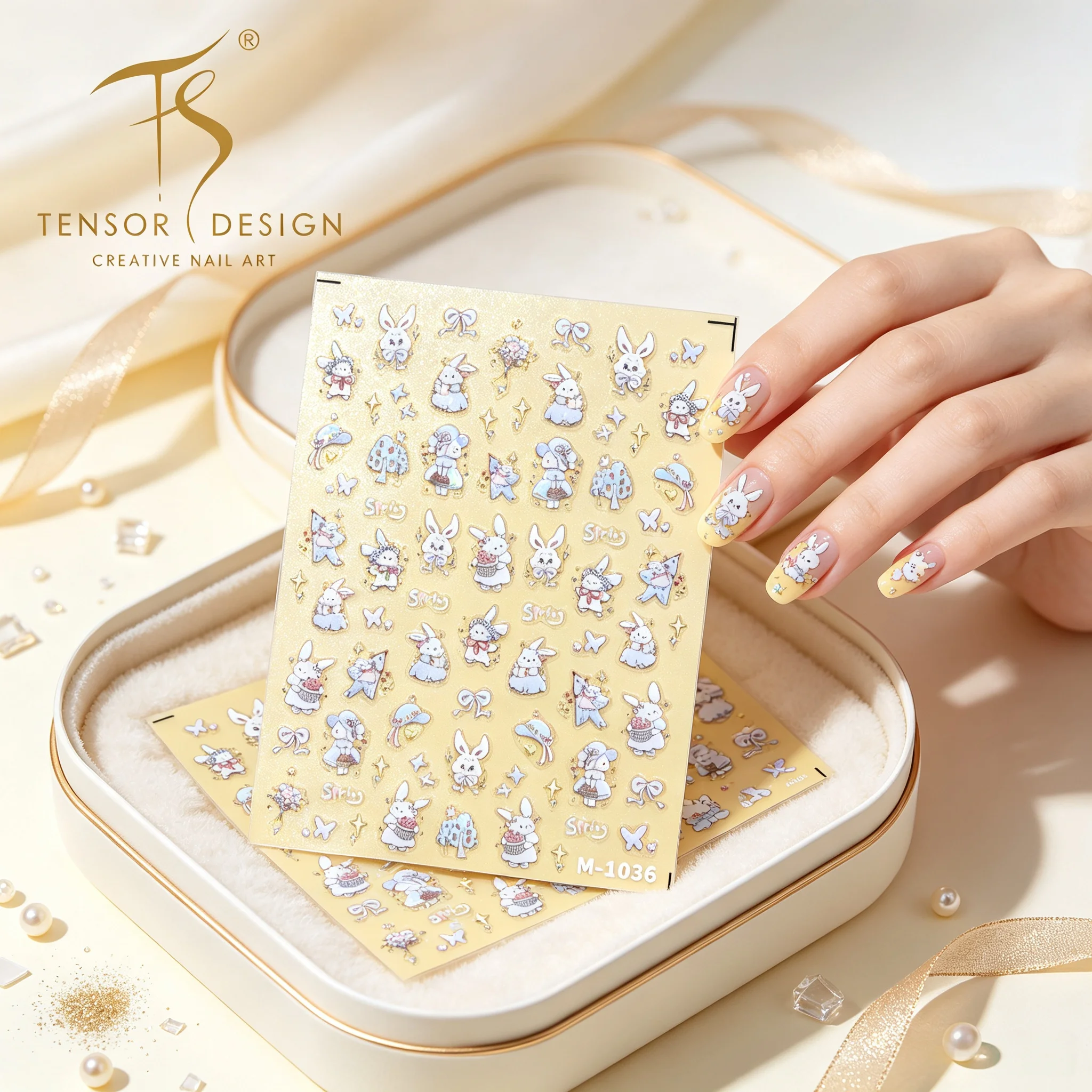 Наклейки для ногтей TENSOR NAI – обзор и цена Nail Art Elegan