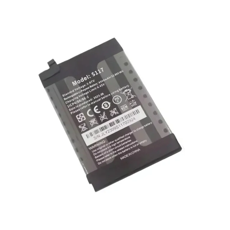 New S117 3.87V 8500mAh Mobile Phone Battery for Oukitel WP27 Bateria Smartphone Accessories