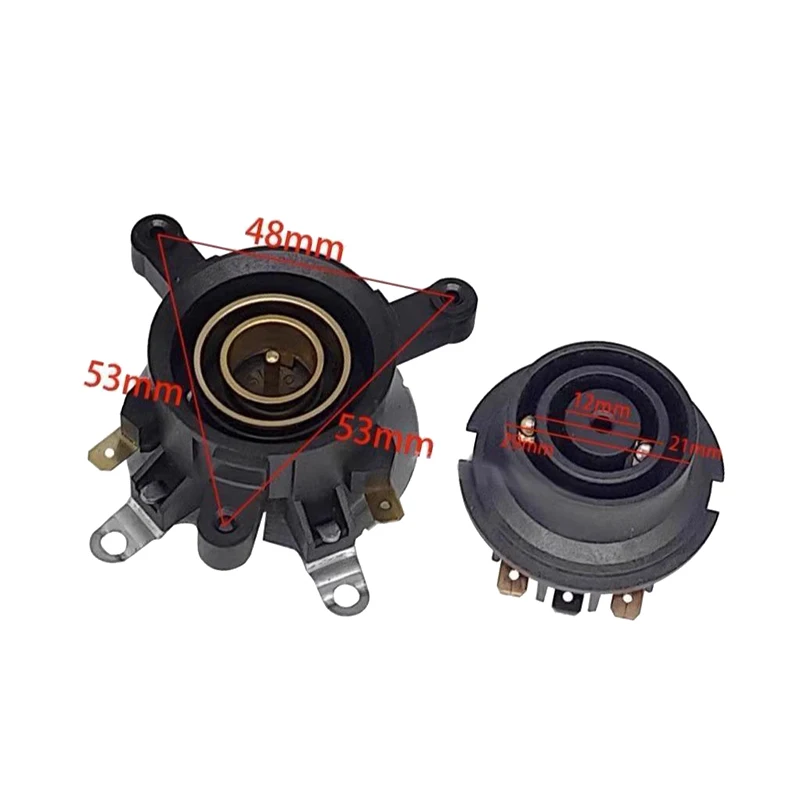 B*3pcs/set Black Electric Kettle Accessories Base Thermostat Temperature Switch Connector Coupler Socket Household Acessories