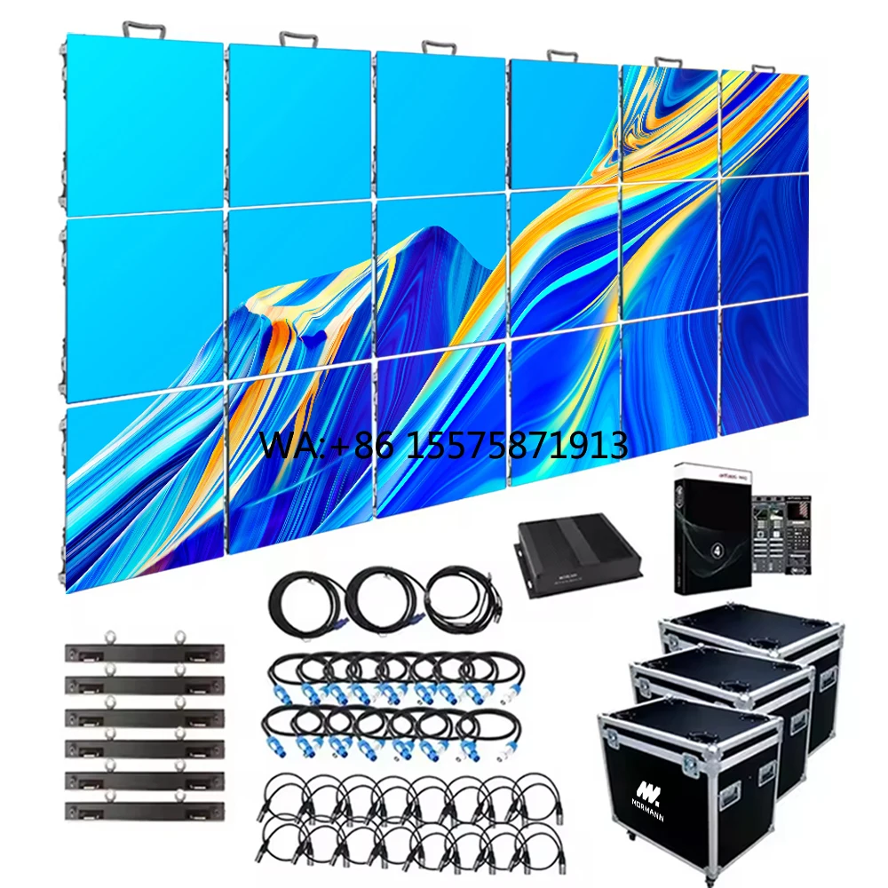 Outdoor Indoor 4K 8K Led Video Wall Seamless Splicing Concert Stage Full Color Led Display P2 P3 P4 Front Rental Led Display