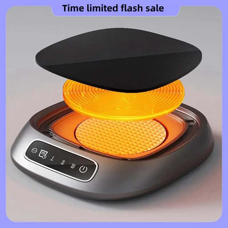 

A40T 2Pcs Smart Heating Coaster For Office Use - Keeps Milk, Coffee, And Tea Warm