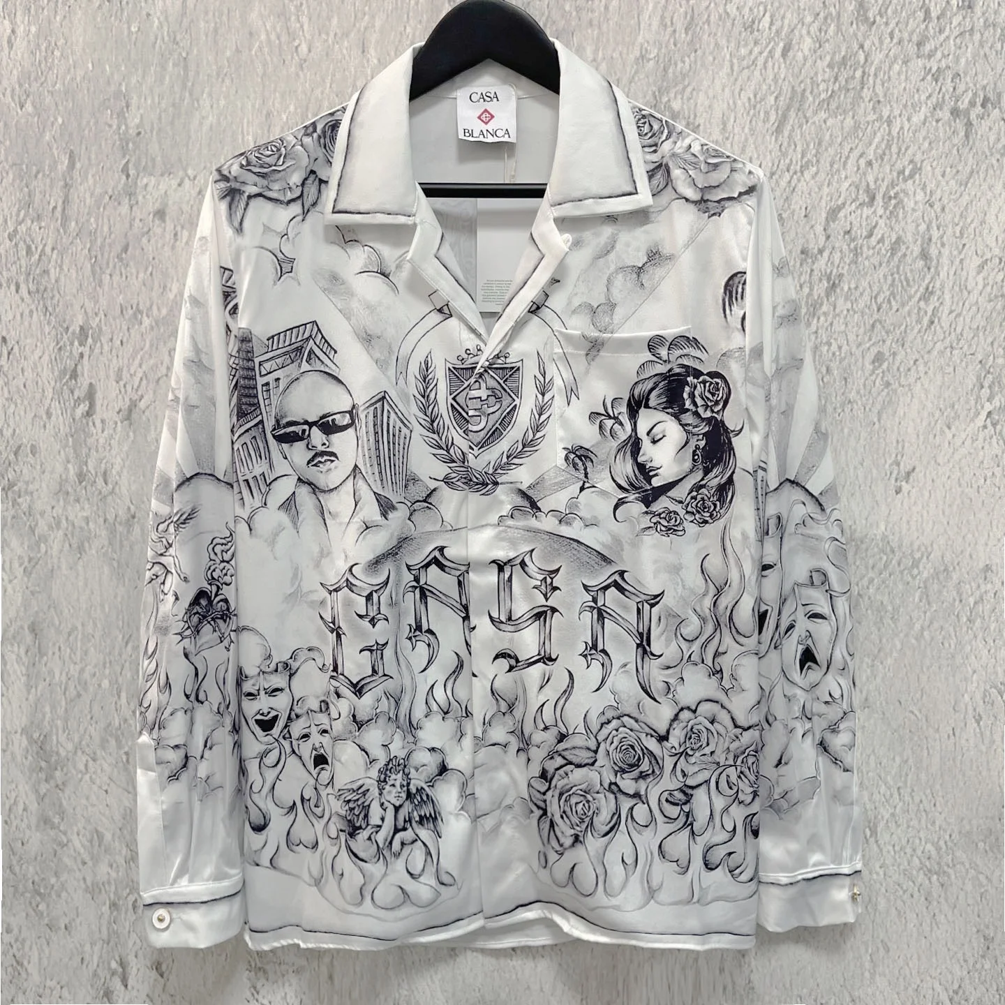 

Hawaiian Print Long Sve irt Couples Vaion Casual Sle Men's Women's Loose Fit Polyester Fabric Cool Sensation