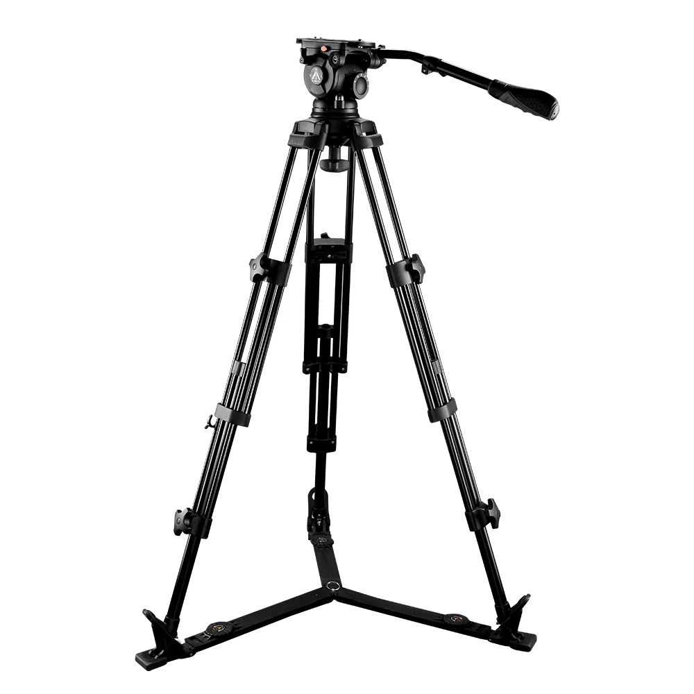 

E-IMAGE EI7080AA Professional Heavy Duty Two-Stage Aluminum 100mm Bowl Video Tripod For Video Camera Camcorders