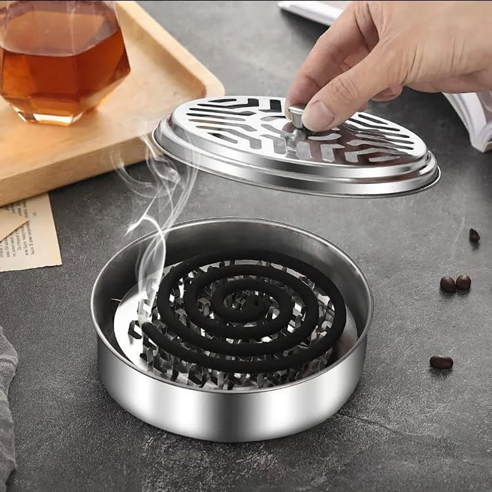 

Portable Mosquito Coil Holder, Mosquito Incense Box for Home Office Camping