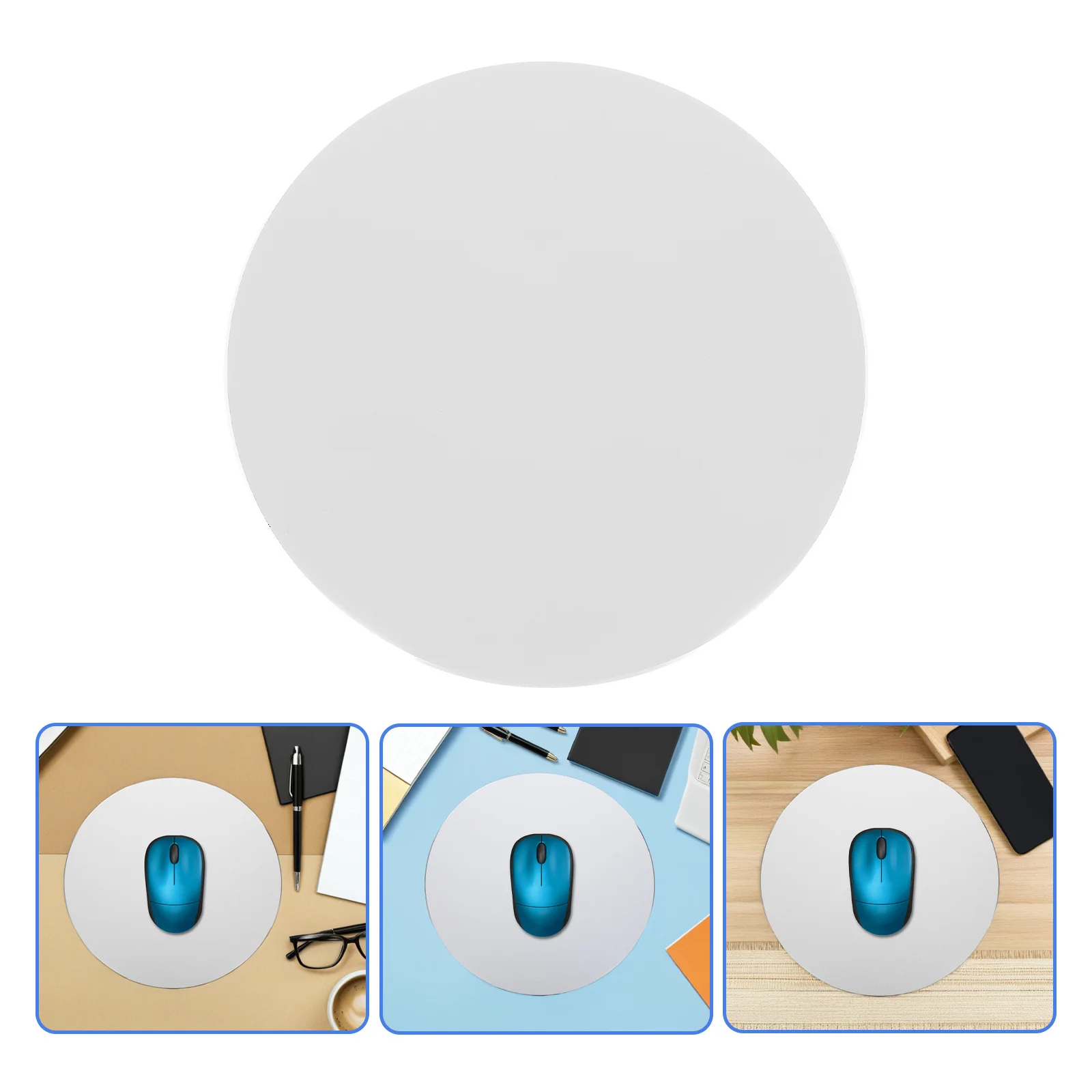 

Aluminum Alloy Mouse Pad Large 300x240mm Black Non-Slip Smooth Surface Gaming Office Desk Mat Metal Hard Mouse Pad