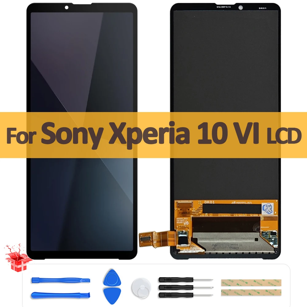 

6.1" Original OLED For Sony Xperia 10 VI LCD XQ-ES72 Display Touch Screen Digitizer Assembly For Sony x10 VI Screen Replacement