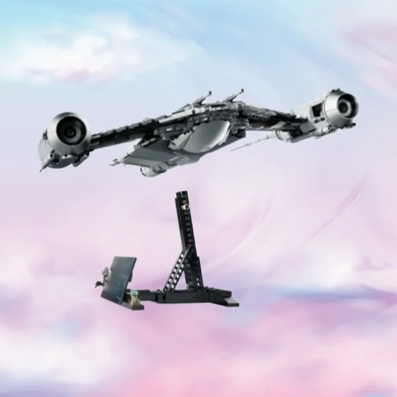 N-1 Starfighter Tech Series Brick Model DIY Assembled Desktop Display Ornament Versatile Creative Toys for Party Holiday Gifts view 2