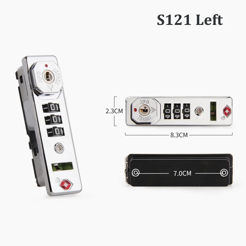 Suitable For S121 Original Baggage Customs Lock Luggage Accessories Combination Lock Simple Portability Anti-theft Security