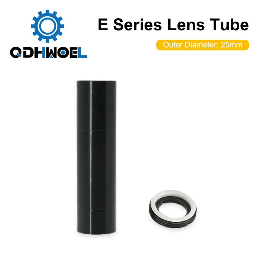 QDHWOEL E سلسلة CO2 آلة القطع بالليزر النقش ، عدسة أنبوب ل D20 F50.8 63.5 101.6 مللي متر ، D.25 ملليمتر