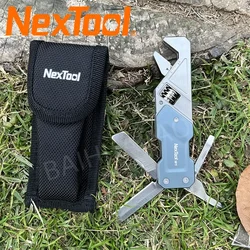 Nextool Multitool Survival Tools Outdoor Camping Gadgets Mini EDC Tools Pocket Wrench Multifunction Folding Knife Bottle Opener