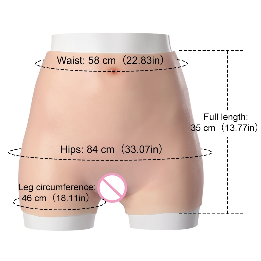Eyung Fake vagina pants Drag Queen Crossdresser Transgender Vagina Underwear Vagina Panties Crossdresser Drag Cosplay Sissy
