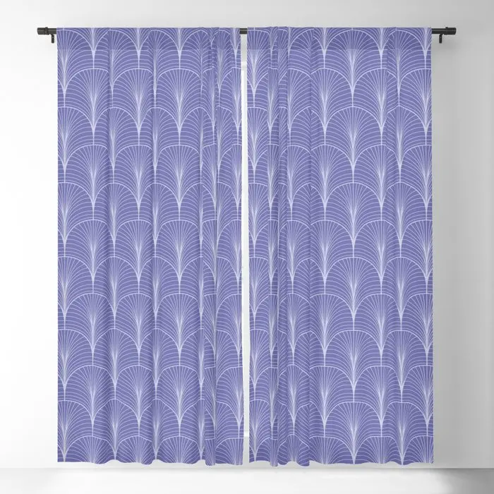 

Peri Lavender Art Deco Arch Pattern Blackout Curtains 3D Print Window Curtains for Bedroom Living Room Decor Window Treatments