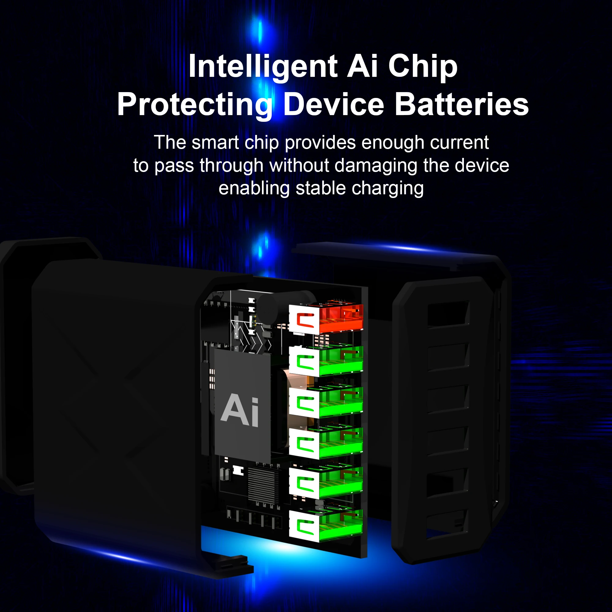 65W 6 Ports USB Charger Fast Charging QC 3.0 Travel Charger 6 in 1 For iPhone Samsung Xiaomi Phone Tablet Adapter EU KR US Plug - náhled 6