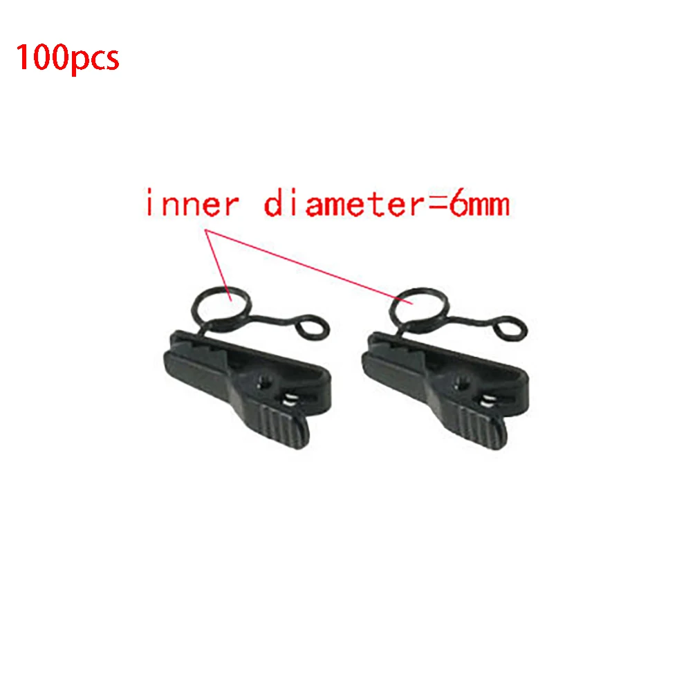 

100x Small Lavalier (Lapel) Microphone Clip LB-ME2 Lapel Microphone (pack of 100) mic accessory, for 6 – 6.5mm diameter Mic