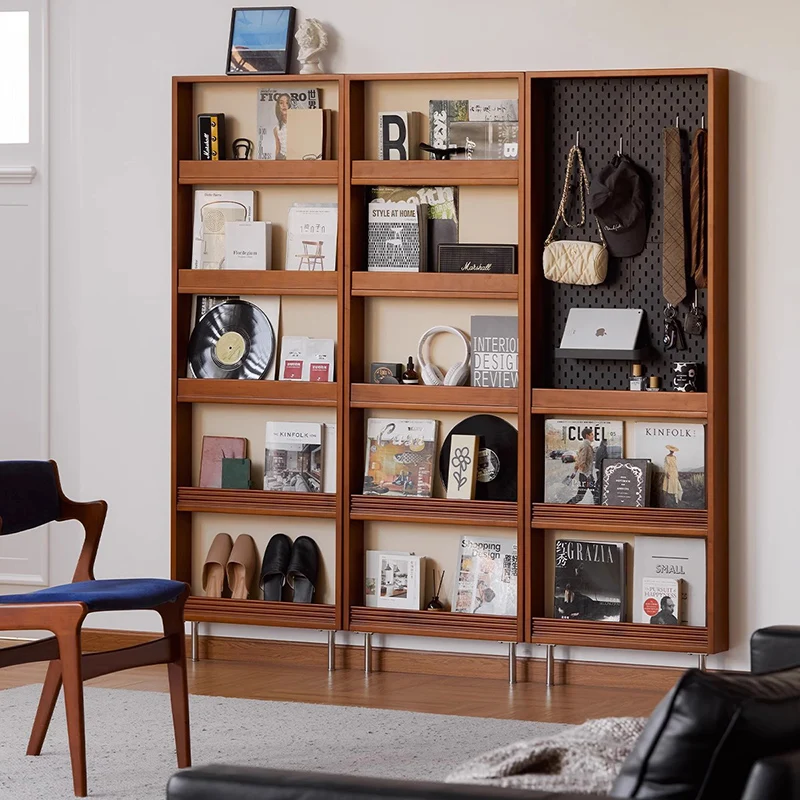 

Wooden Storage Display Stand Magazine Collection Cabinet Bedroom Shelves Nordic Accessories Plant Wall Repisa Room Decoration