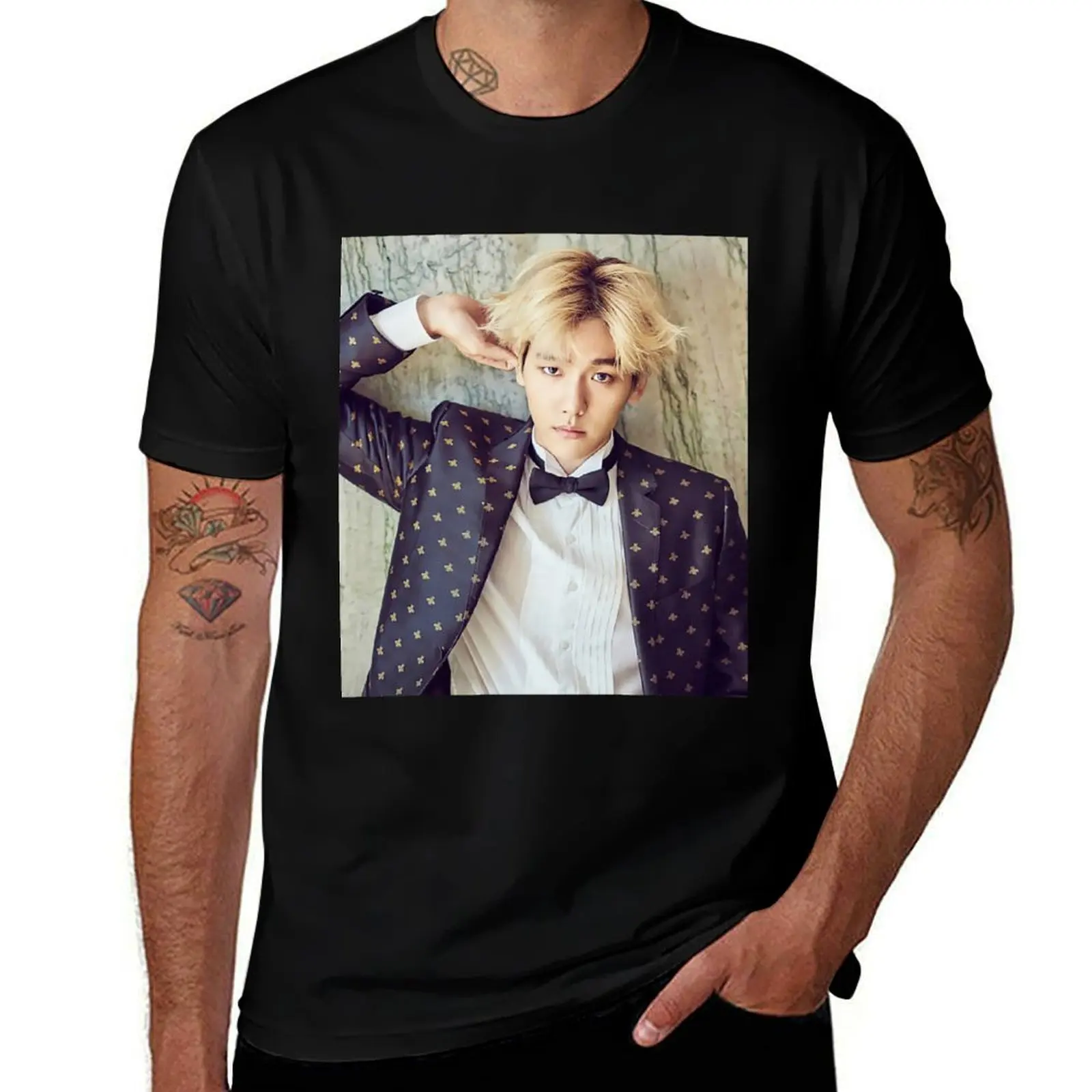 

Baekhyun T-Shirt printed t shirts for man man t shirts cotton T-Shirt