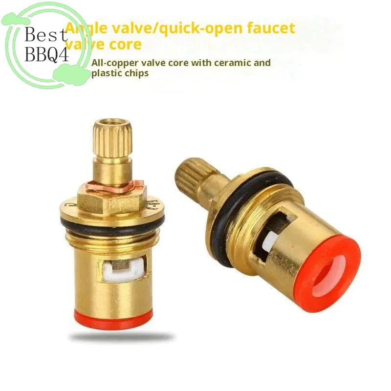(BBQ4)Universal Replacement Brass Ceramic Disc Stem Cartridge Inner Faucet Valve Tap Valves For Kitchen And Bathroom