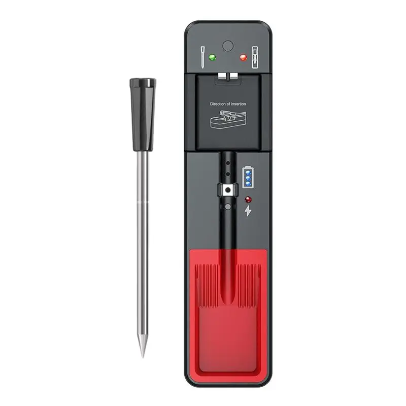 BAAJ-Wireless Meat Thermometer Digital Probe Thermometer Bluetooth 360FT Support APP Remote Monitoring For Oven, Smoker