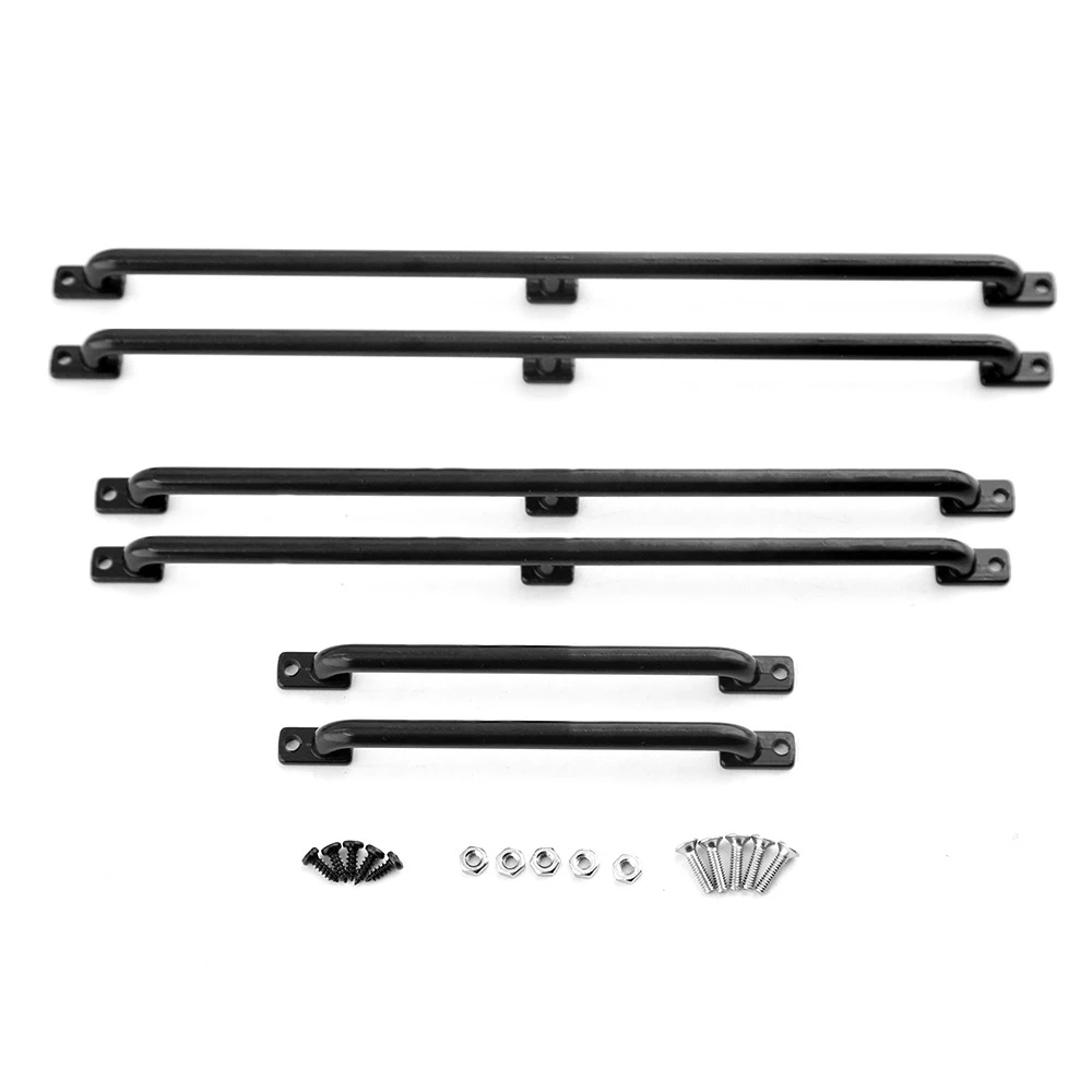 2pcs Metal Handrail for TRX4 SCX10 RC Crawler 75/135/150mm, Durable Armrest for Toyota Cherokee D90 D110, Upgrade Parts for 1/10