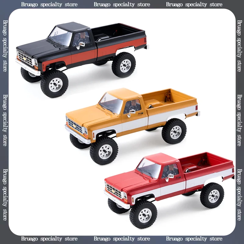 

FMS масштаб 1:18 FCX18 Chevrolet K10 миниатюрная двухпередняя механическая коробка передач с дистанционным управлением игрушка альпинистский автомобиль подарки