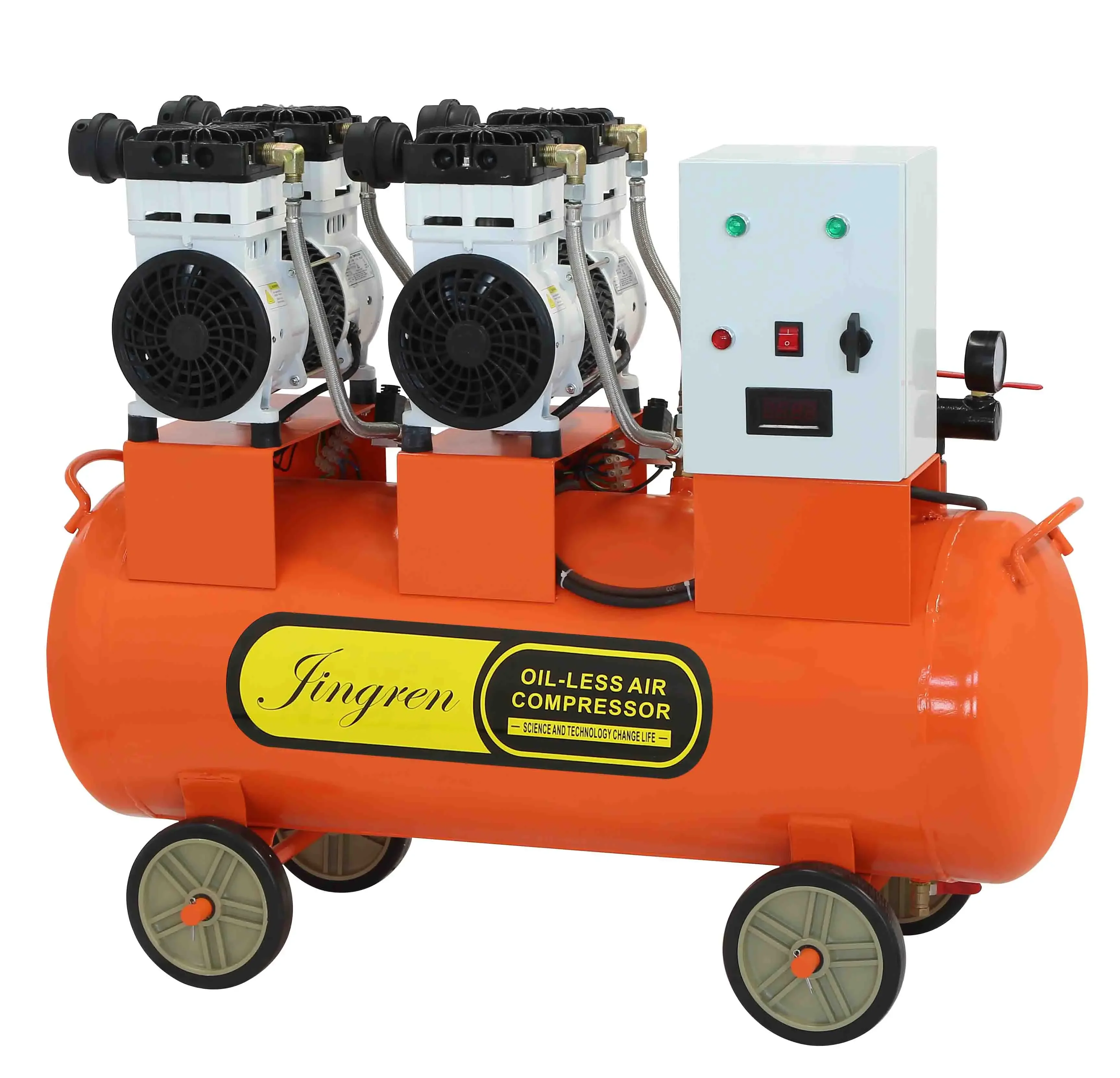 With Ce Small Oilless de-tal Air Compressor