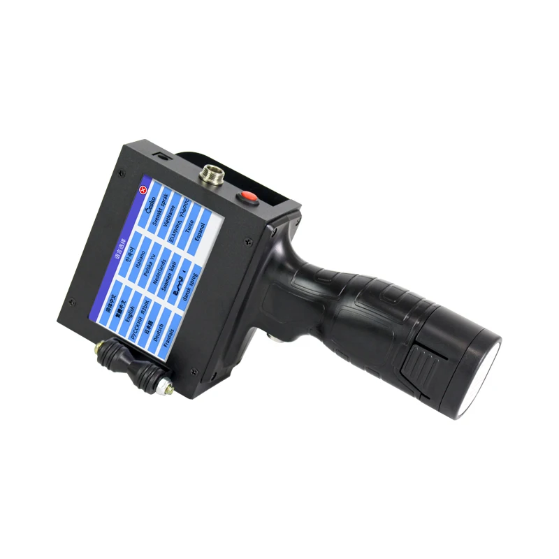 DT-Y254X 25.4mm Handheld Inkjet Printer For On-the-Go Expiry And Batch Code Printing On Cartons Bags And Plastic Materials